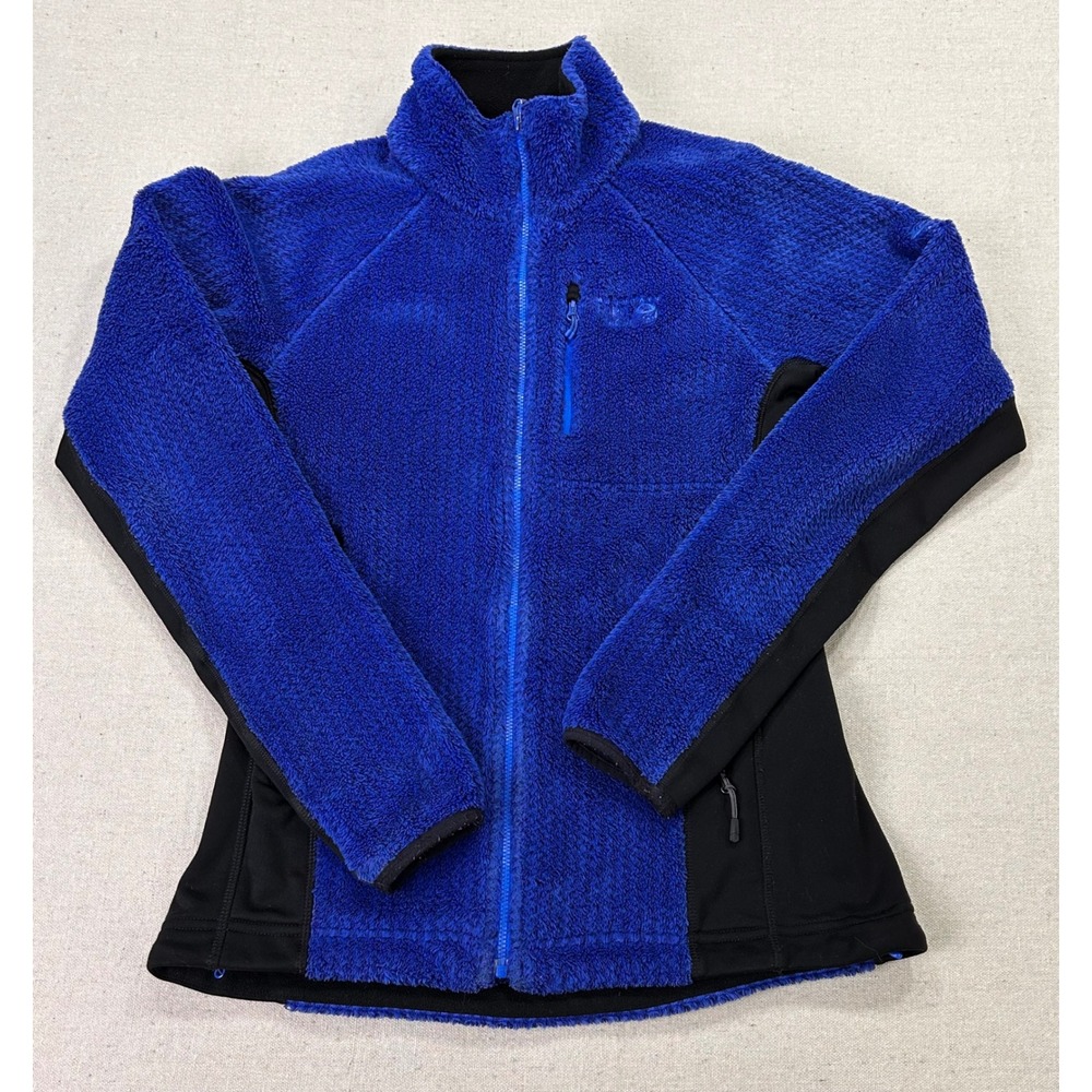 Mountain Hardwear Women's Small Polartec Fleece Jacket Royal Blue Full Zip